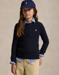 Cable-Knit Cotton Sweater-Polo Ralph Lauren Discount