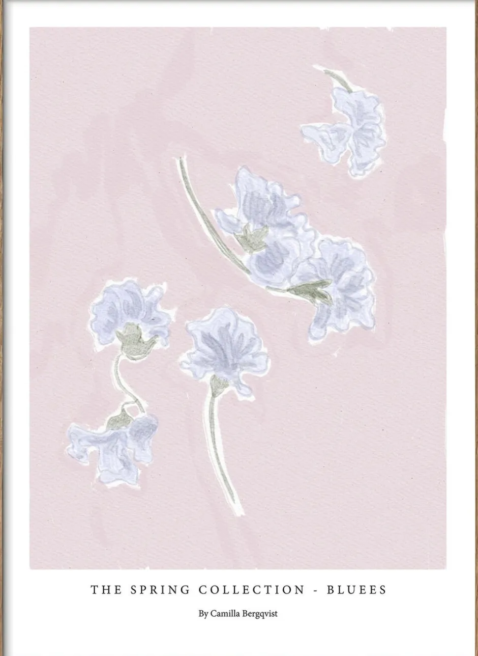 Camilla Bergqvist - Blues-Poster & Frame New