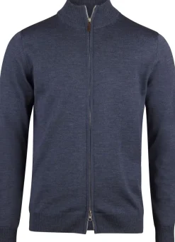 Stenströms Strik>Cardigan Knitted Fullzip Merino Wool