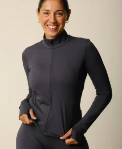 Cartel x Align by Blume contour zip jacket - Charcoal-Cartel Copenhagen Hot