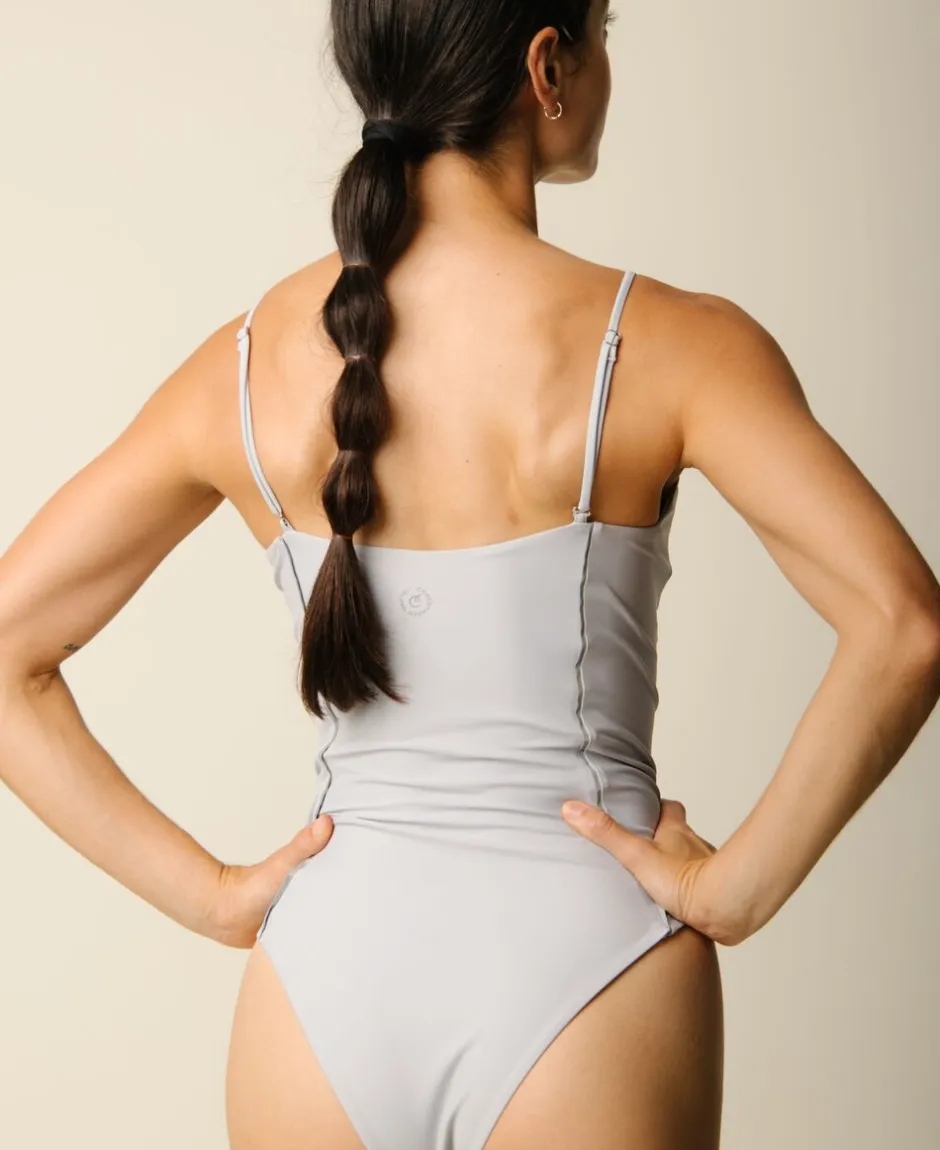 Cartel x Plugin Heat Club Penida regular onepiece - Grey-Cartel Copenhagen Sale