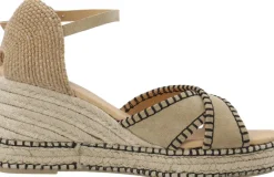Outlet CASRITA Cross Sandal Suede Dame Sandaler|Højhælede Sko