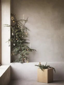 Georg Jensen Juletræspynt>CC 2025 ORNAMENT CORNET 18KT GOLD PLATED ZINC ALLOY