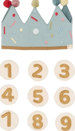 Celebration Crown Blue Mix - Birthday Børn Festpynt