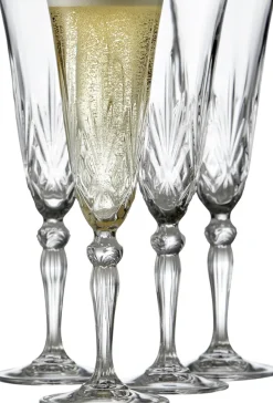 Champagne Melodia 16cl 4 stk.-Lyngby Glas Sale