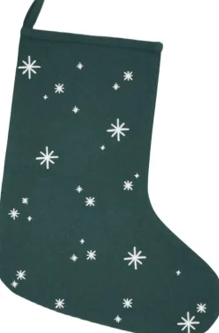 Clearance Christmas Fable Julestrømpe H45 grøn Julepynt|Julepynt