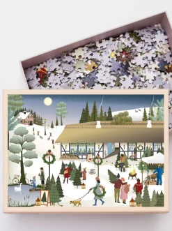 Hot Christmas Tree Farm - puslespil med 1000 brikker Børn Spil & Puslespil