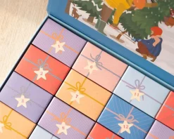Online Christmas Trees & Snowflakes - puslespilsjulekalender med 10 Børn Spil & Puslespil