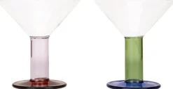 Discount CHUNKY 2 stk. Martini glas Glas