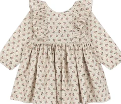 CIANNA LS BOW DRESS GOTS-Konges Sløjd Clearance