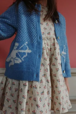 CIANNA LS BOW DRESS GOTS-Konges Sløjd Clearance