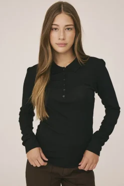 Discount Cilla 12 Langærmede polo strik - 100% Merino uld RWS Dame T-Shirts & Toppe