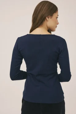 Cilla 16 V-halset bluse - 100% merino wool RWS-Magasin du Nord Collection Outlet