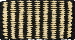 Coco Door Mat-Stripe Wide-Black and white-Hay