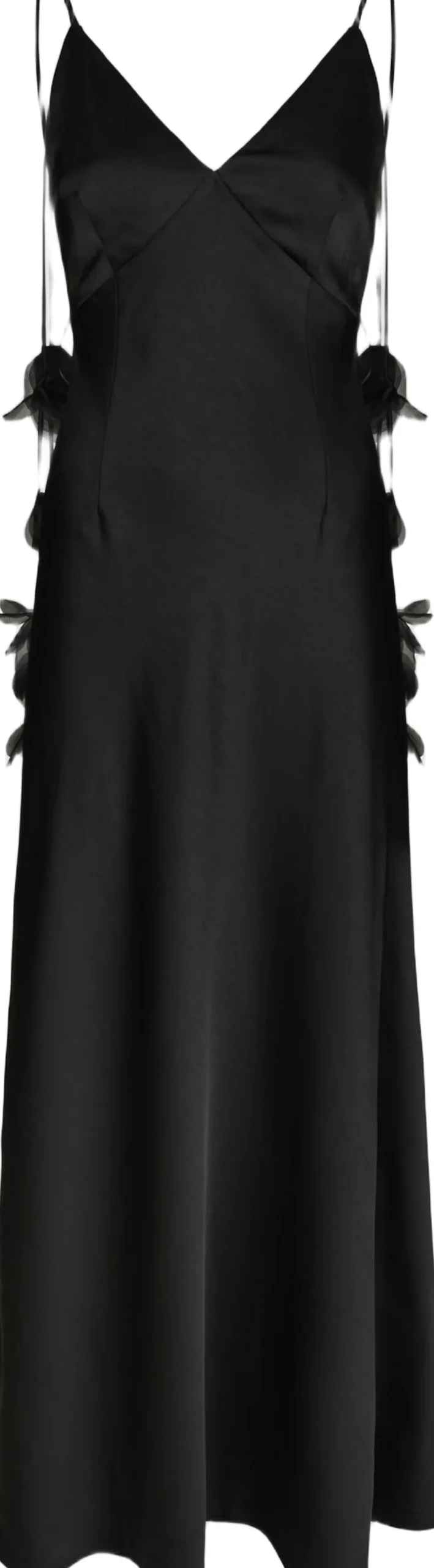Colly Heavy Sateen Dress-Neo Noir