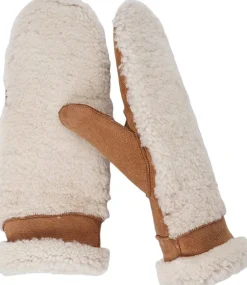 COLON - MITTENS - PALM OF SUEDE AND UPPER OF CURLY SHEARLING-Lovelies Outlet