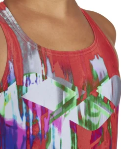 Hot Colour Bleeding V-Back one piece badedragt Dame Badetøj