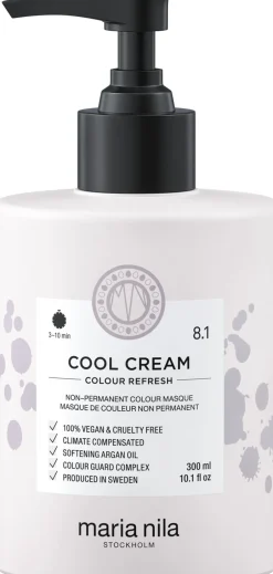 Maria Nila Hårfarve>COLOUR REFRESH 8. 1 COOL CREAM 300 ML