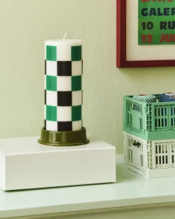 Column Candleholder-Medium-Hay Discount