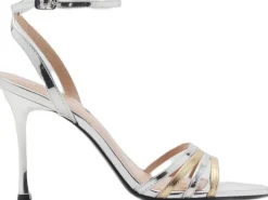 Hot Combined strap heeled sandal Dame Festsko