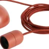 Best Common Pendant Cord set-Rusty red Lampetilbehør