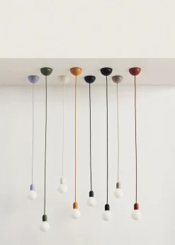 Best Common Pendant Cord set-Rusty red Lampetilbehør