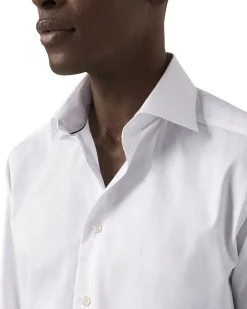 Best Contemporary Fit White Signature Twill Shirt Skjorter