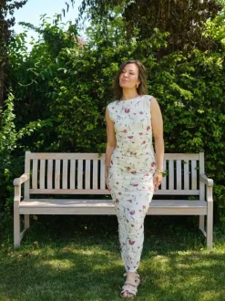 Corilina Artist Mesh Dress-Neo Noir