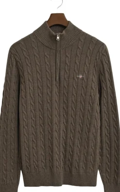 Sale COTTON CABLE HALF ZIP Strik