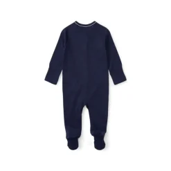 Børn Polo Ralph Lauren Heldragter>Cotton Jersey Footed Coverall