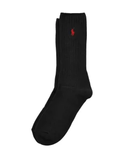 Hot Cotton-Blend Crew Socks Strømper