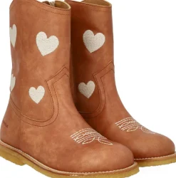 Børn ANGULUS Støvler>Cowboystøvle med broderede hjerter