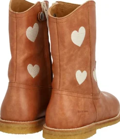 Børn ANGULUS Støvler>Cowboystøvle med broderede hjerter