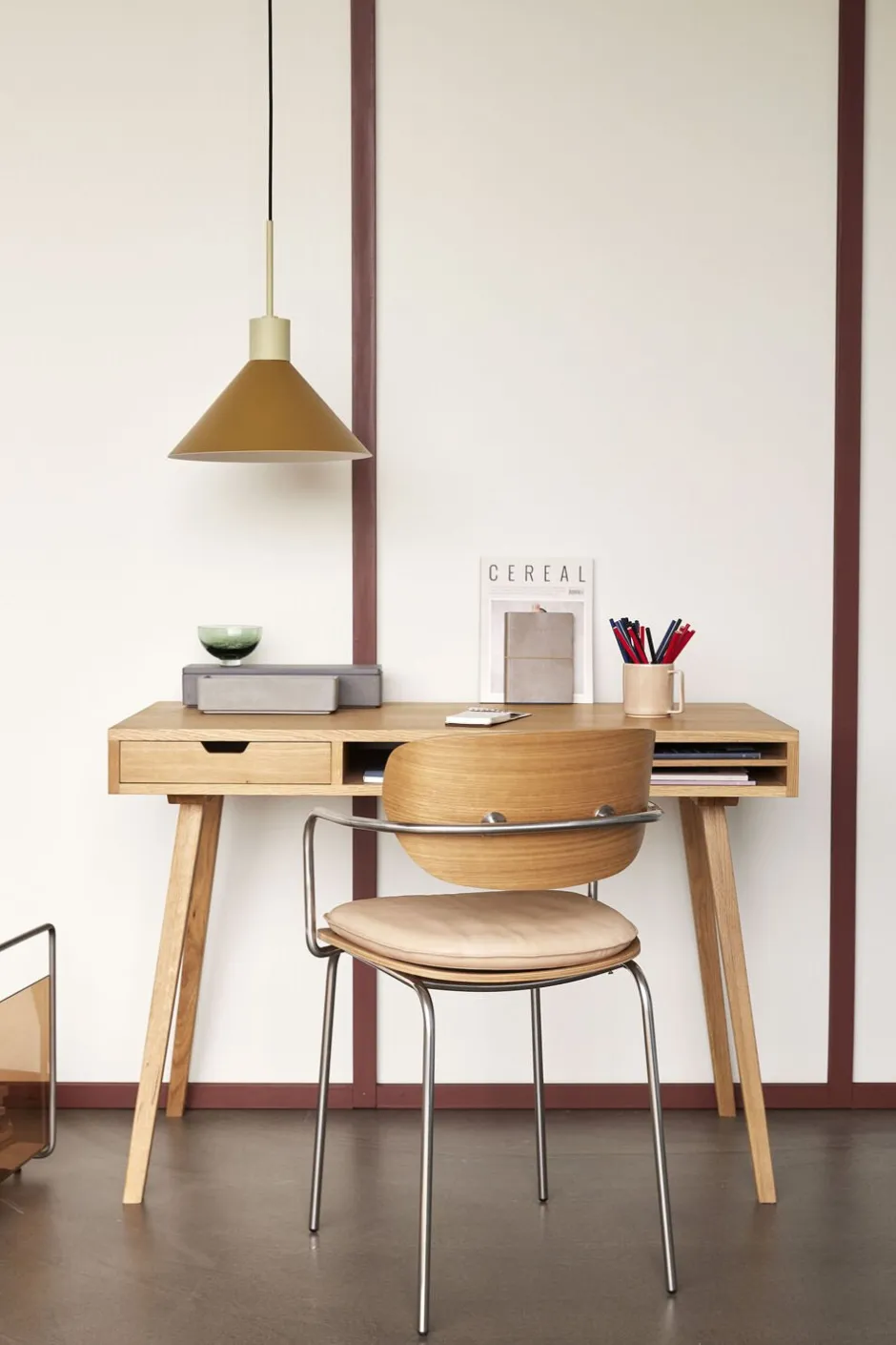 Crayon Lamp Amber Pendler