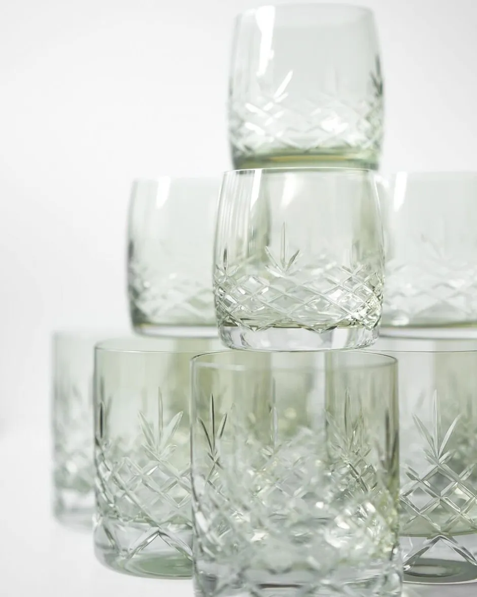 Frederik Bagger Glas>Crispy Emerald Aqua - 2 stk