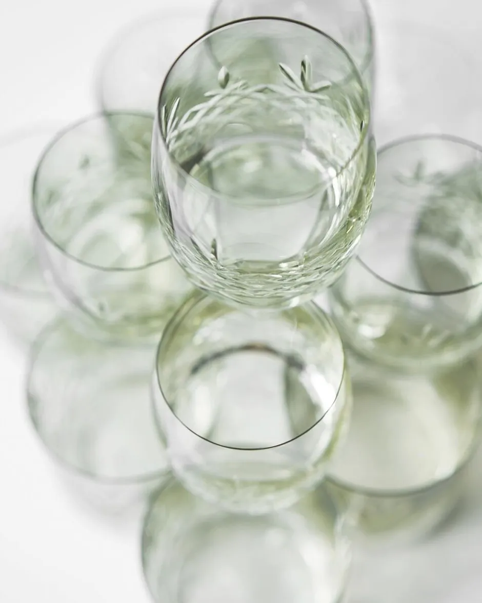 Frederik Bagger Glas>Crispy Emerald Aqua - 2 stk