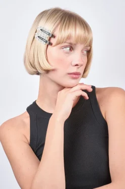 Discount Crystal Clips // 2 pcs Dame Håraccessories