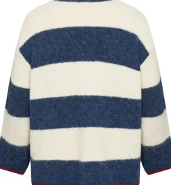 Curvy WA-JOLIE 1 Pullover Blå-Wasabiconcept