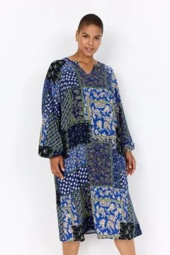 Dame Wasabiconcept Kjoler>Curvy WA-NEA 3 Kjole Blå