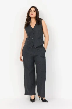 Dame Wasabiconcept Bukser>Curvy WA-NOIDA 3 Bukser Mørk brun