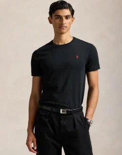 Custom Slim Fit Jersey Crewneck T-Shirt-Polo Ralph Lauren Best