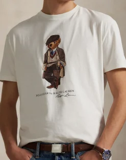 Custom Slim Fit Polo Bear Jersey T-Shirt-Polo Ralph Lauren Discount