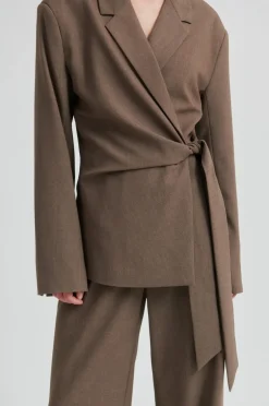 Dakota Wrap Blazer-Second Female Online