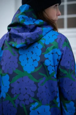 Danedith Rain Coat Dk Navy MAXIBERRY Dame Regntøj