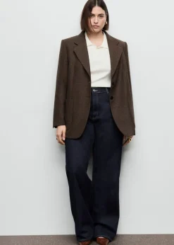 Danila high-waisted wide-leg jeans-MANGO Hot