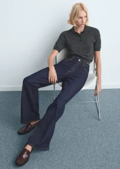 Danila high-waisted wide-leg jeans-MANGO Hot