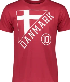 Intersport T-Shirts>Danmark fantrøje Voksen
