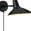 New DARCI SHORT WALL E14 BLACK Væglamper