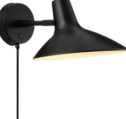 New DARCI SHORT WALL E14 BLACK Væglamper
