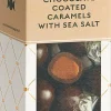 Outlet Dark Chocolate coated caramels with sea salt Elegance Karameller